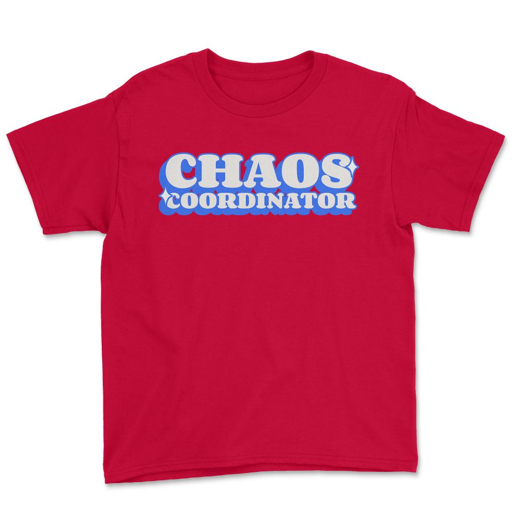 Chaos Coordinator - Youth Tee - Red