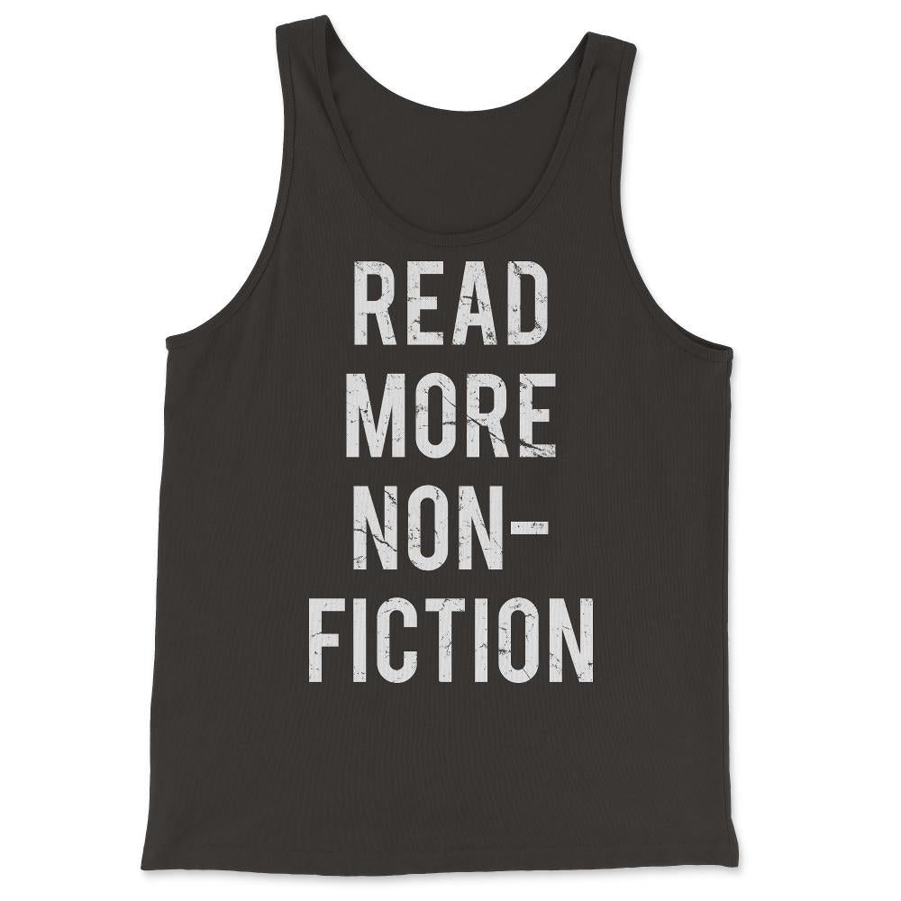 Retro Read More Non-Fiction Books - Tank Top - Black