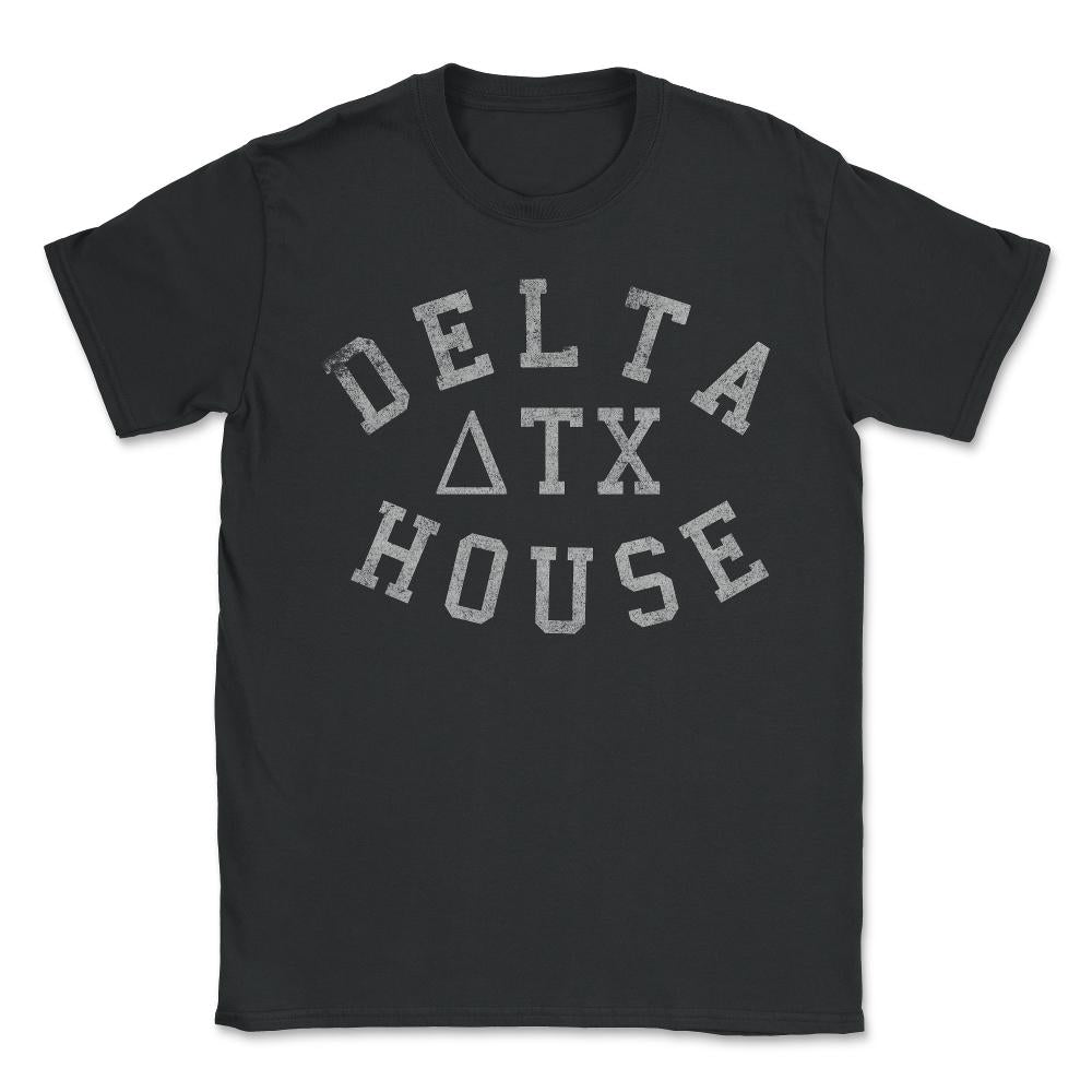 Delta House Retro - Unisex T-Shirt - Black