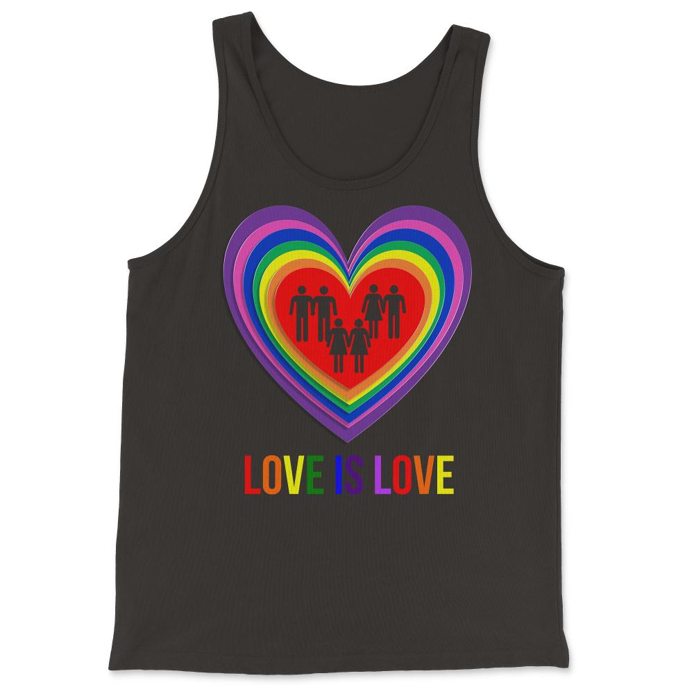 Love Is Love LGBTQ - Tank Top - Black