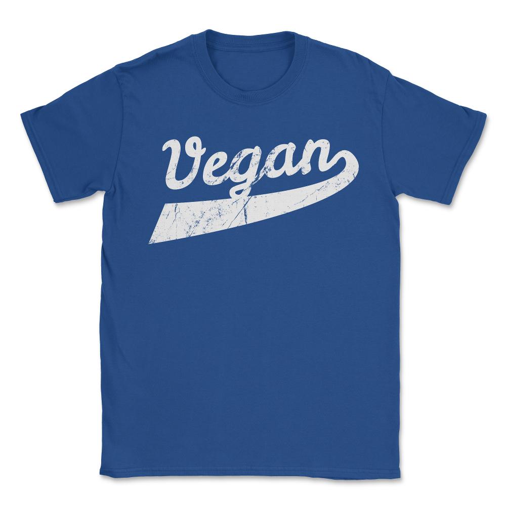 Vegan - Unisex T-Shirt - Royal Blue