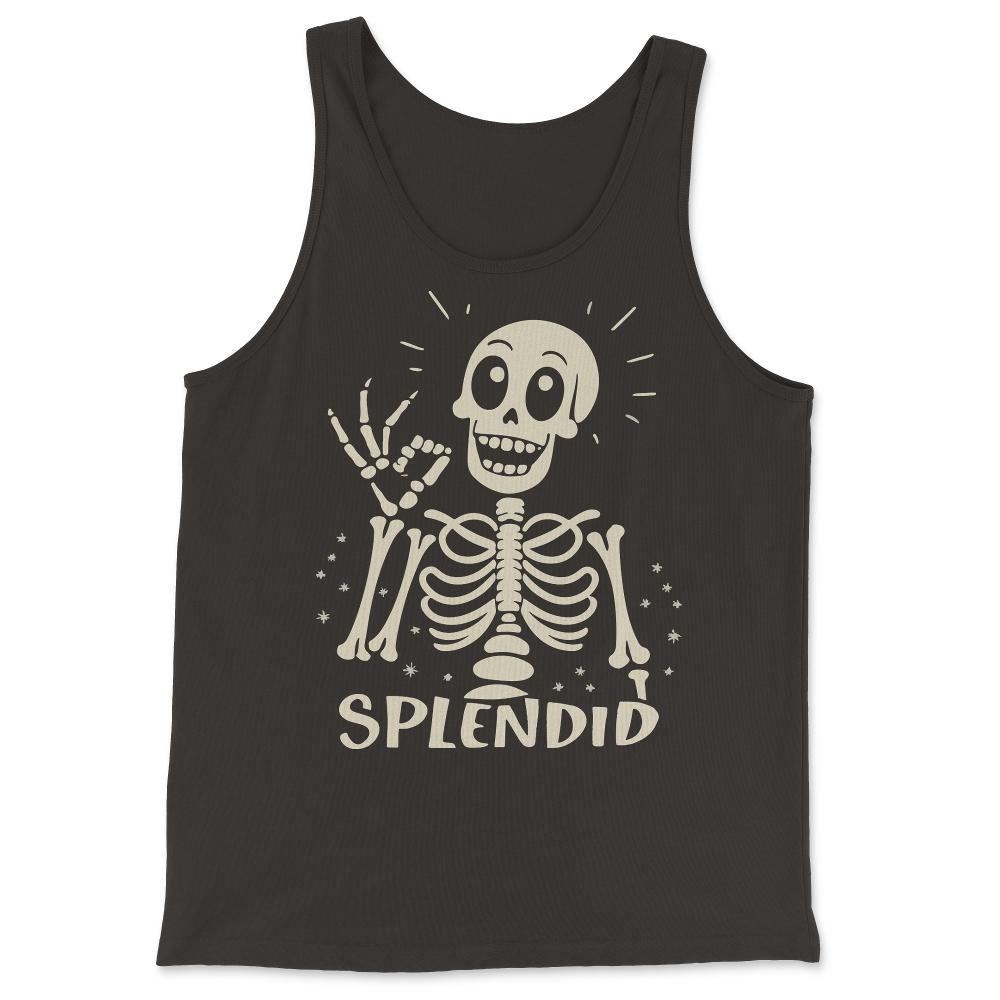 Splendid Skeleton Funny Halloween - Tank Top - Black