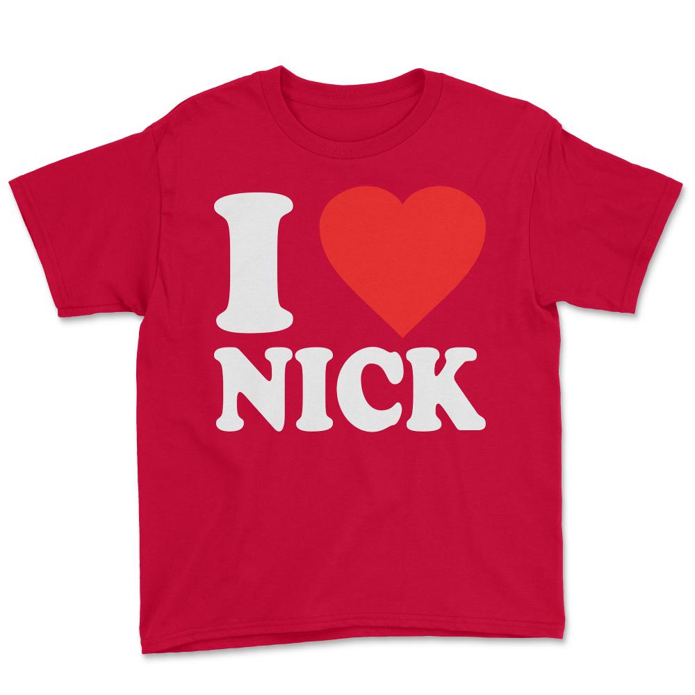 I Love Nick - Youth Tee - Red