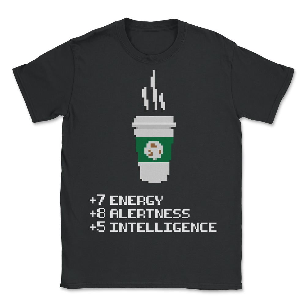 Coffee Power Up - Unisex T-Shirt - Black