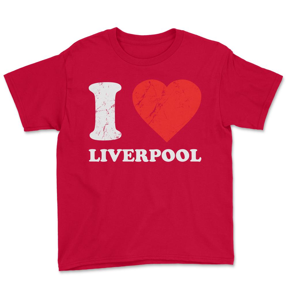 I Love Liverpool - Youth Tee - Red
