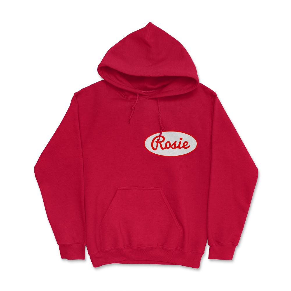 Rosie The Riveter Costume Front - Hoodie - Red