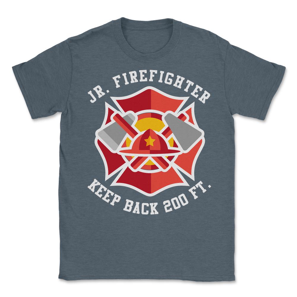 Jr Firefighter - Unisex T-Shirt - Dark Grey Heather