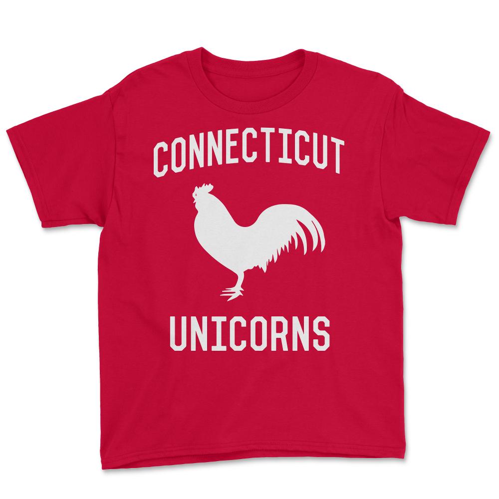 Connecticut Unicorns - Youth Tee - Red