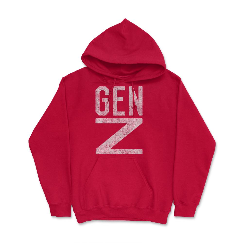 Retro Generation Z - Hoodie - Red