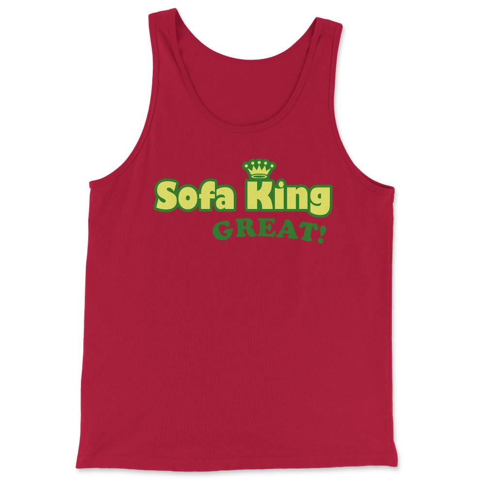 Sofa King Great - Tank Top - Red