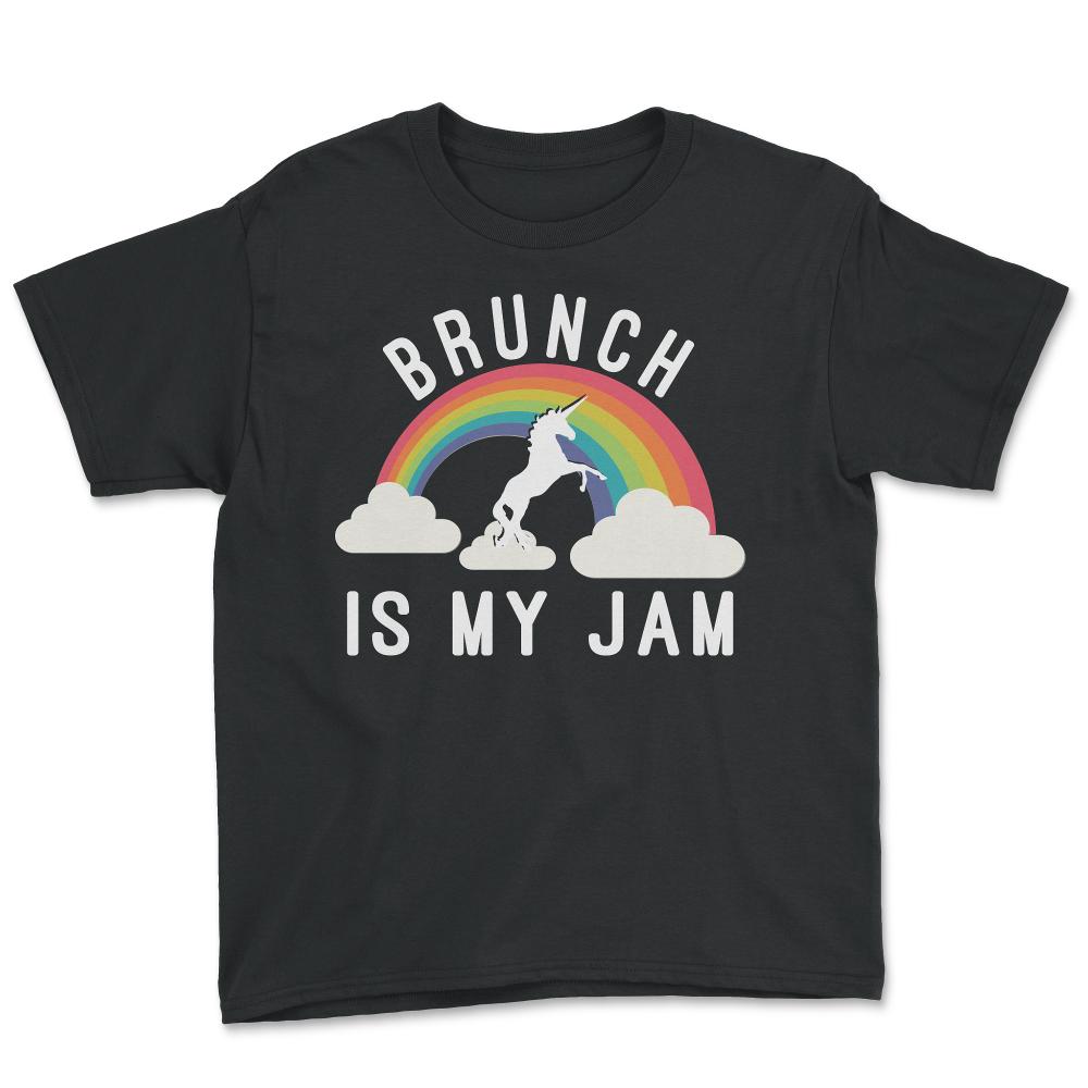 Brunch Is My Jam - Youth Tee - Black