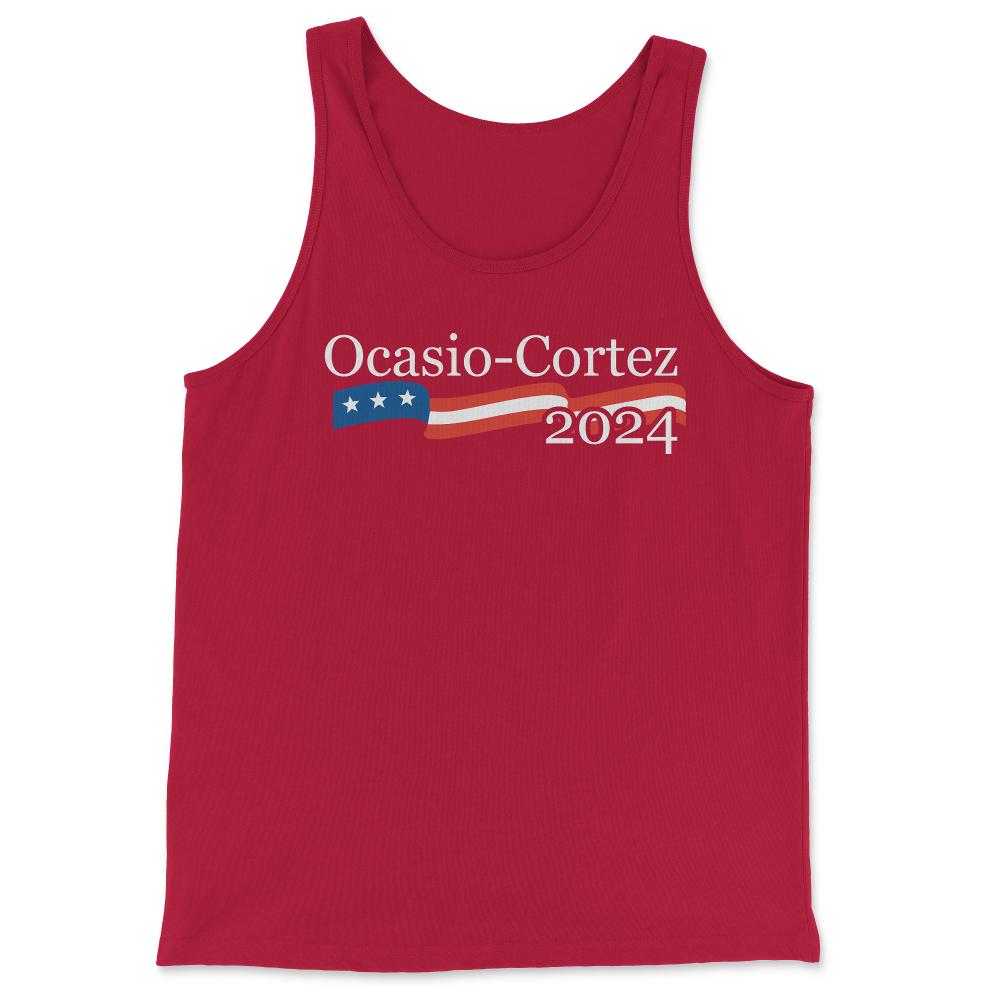 Alexandria Ocasio Cortez 2024 - Tank Top - Red