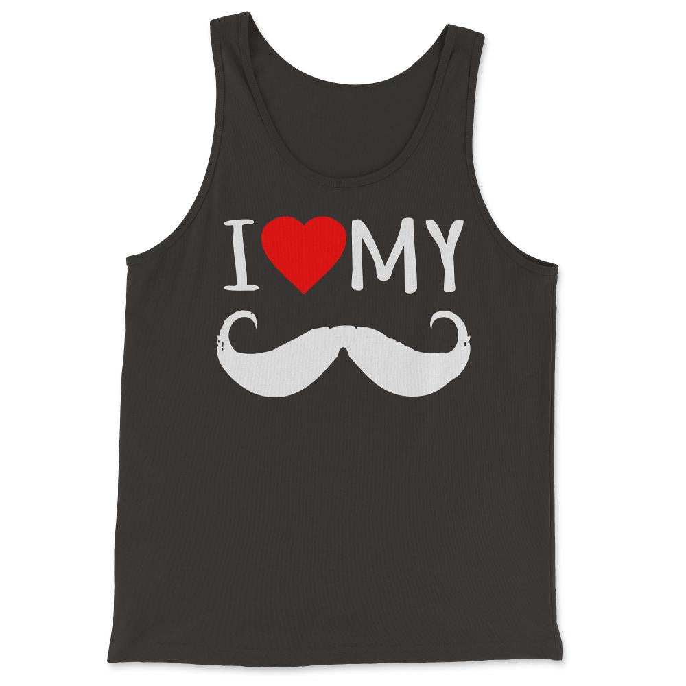I Love My Moustache - Tank Top - Black