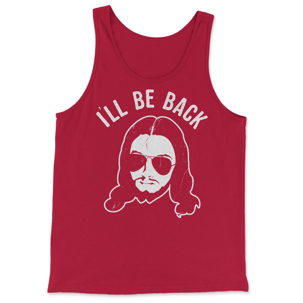 Ill Be Back Jesus Coming - Tank Top - Red