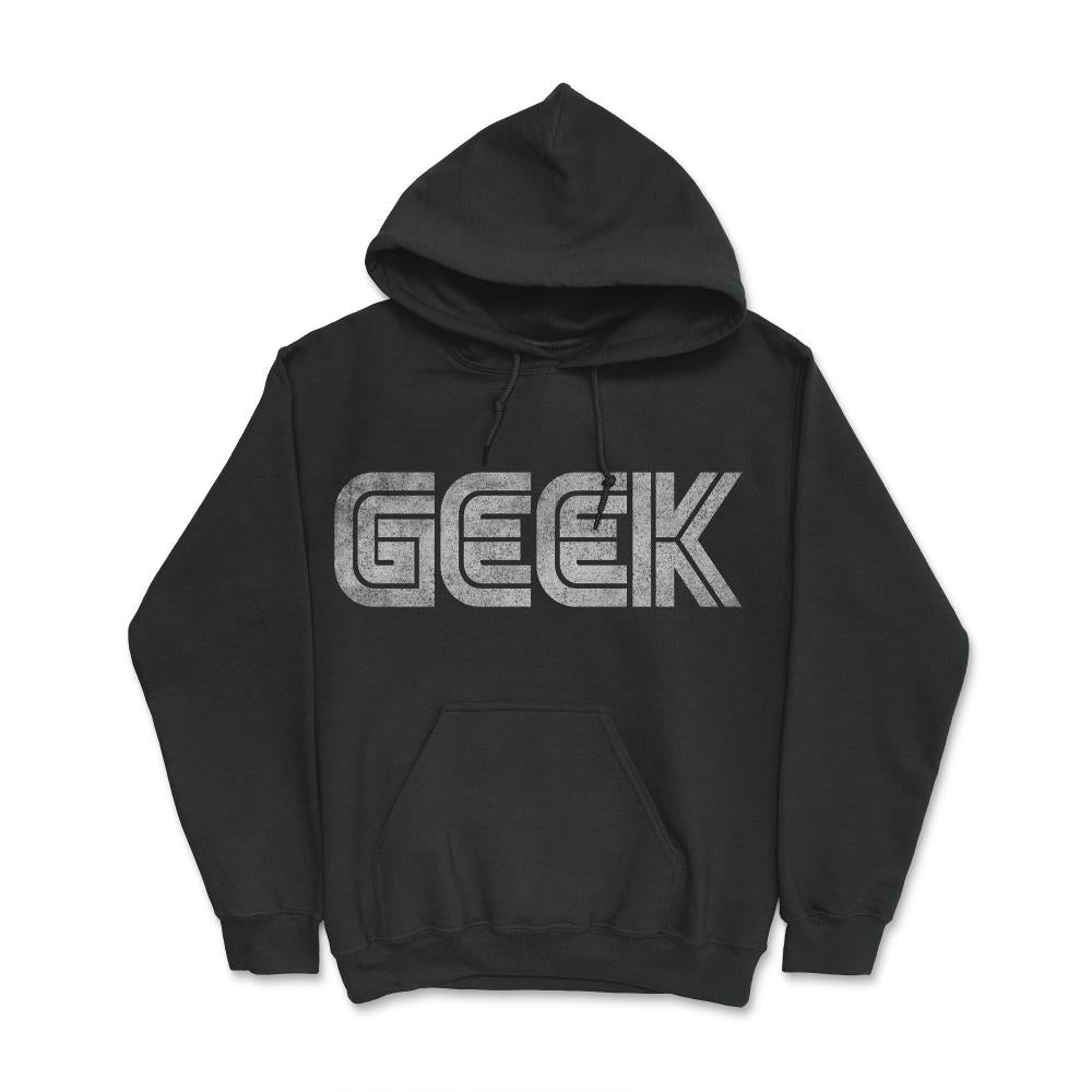 Geek Retro - Hoodie - Black