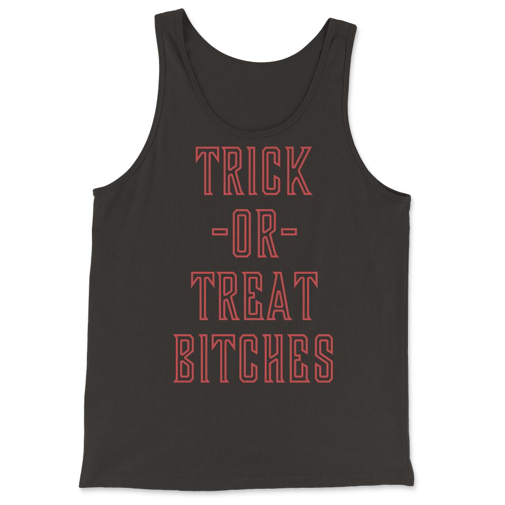 Trick or Treat Bitches T Shirt - Tank Top - Black