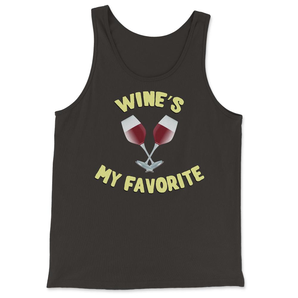 Wine's My Favorite Funny - Tank Top - Black