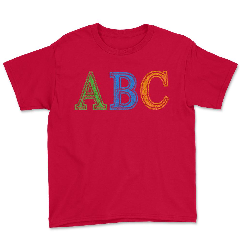 ABC Retro - Youth Tee - Red