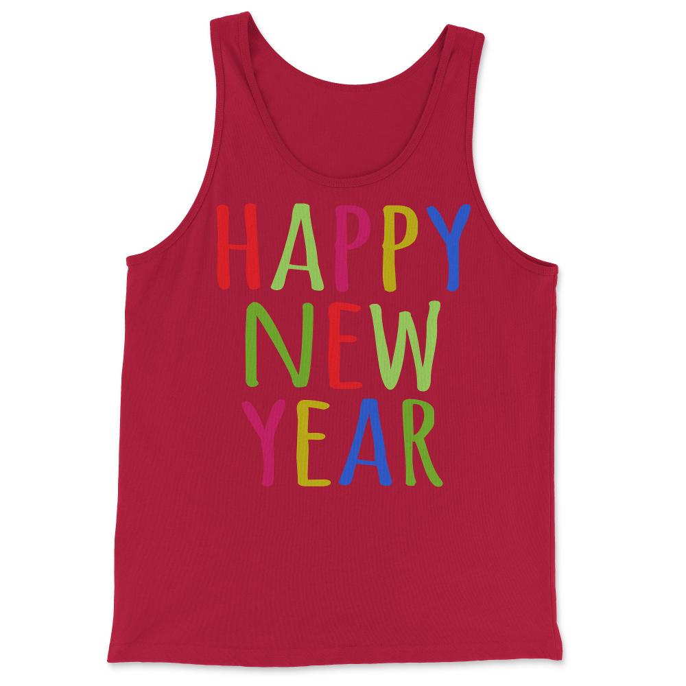 Happy New Year - Tank Top - Red