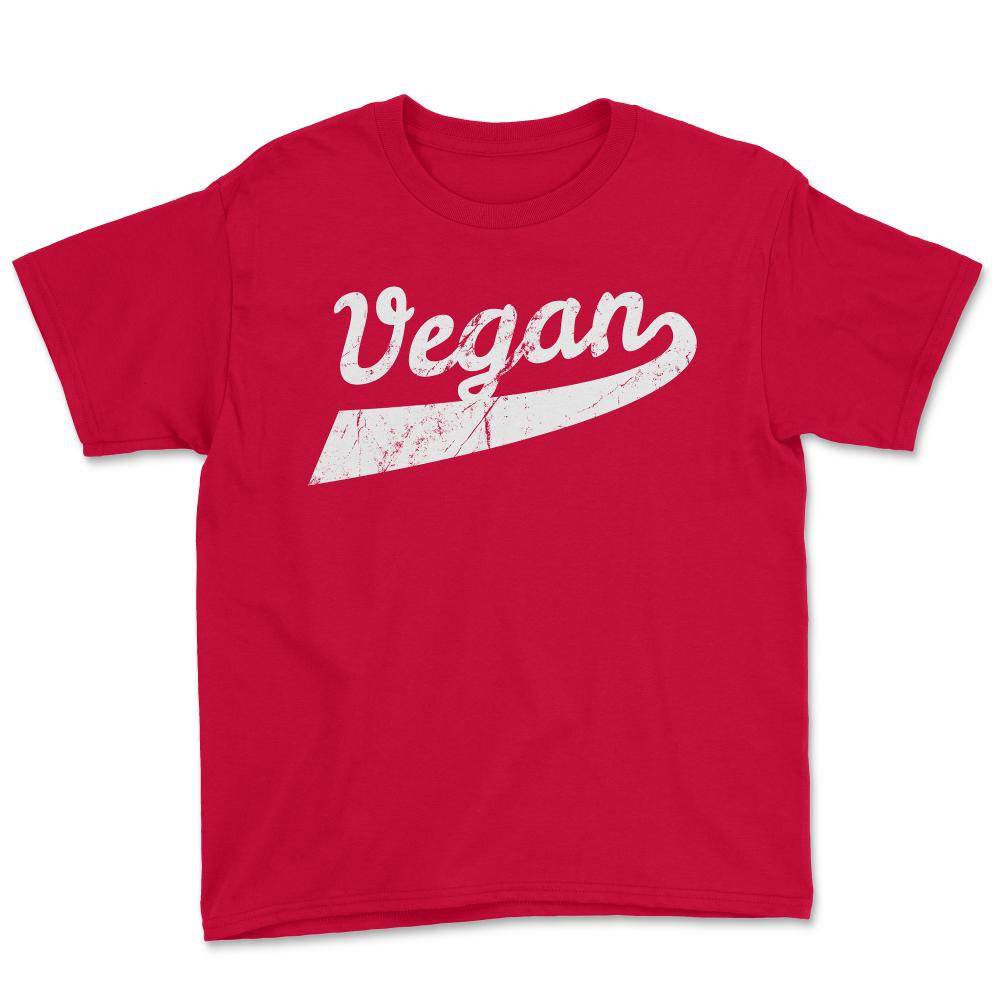 Vegan - Youth Tee - Red