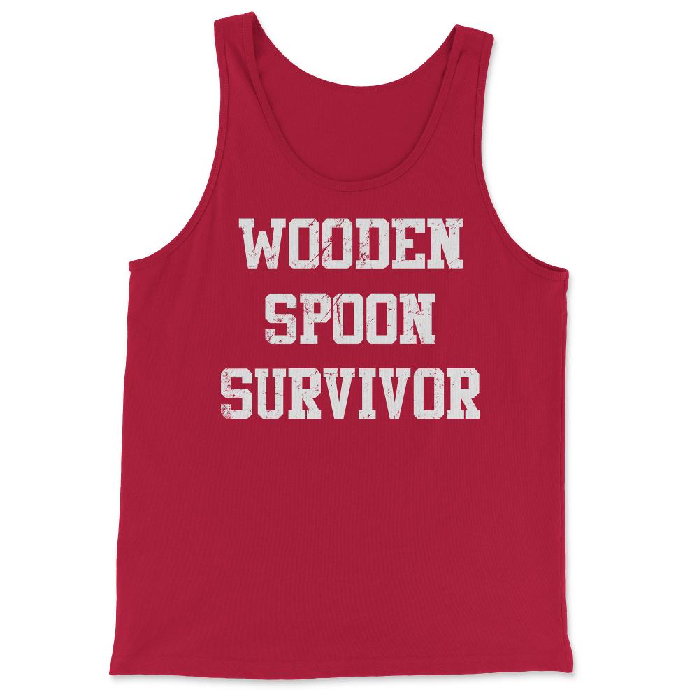 Wooden Spoon Survivor - Tank Top - Red