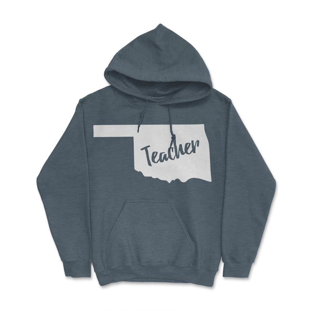 Oklahoma Teacher - Hoodie - Dark Grey Heather