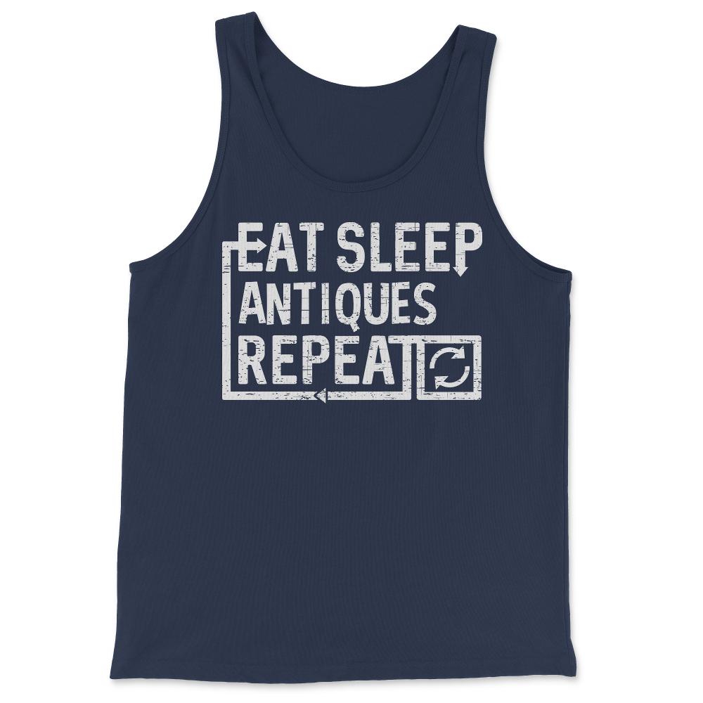 Eat Sleep ANTIQUES - Tank Top - Navy