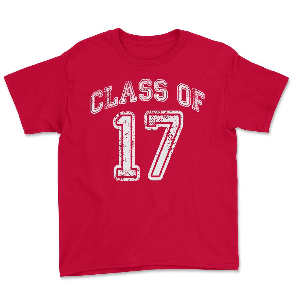 Class Of 2017 - Youth Tee - Red