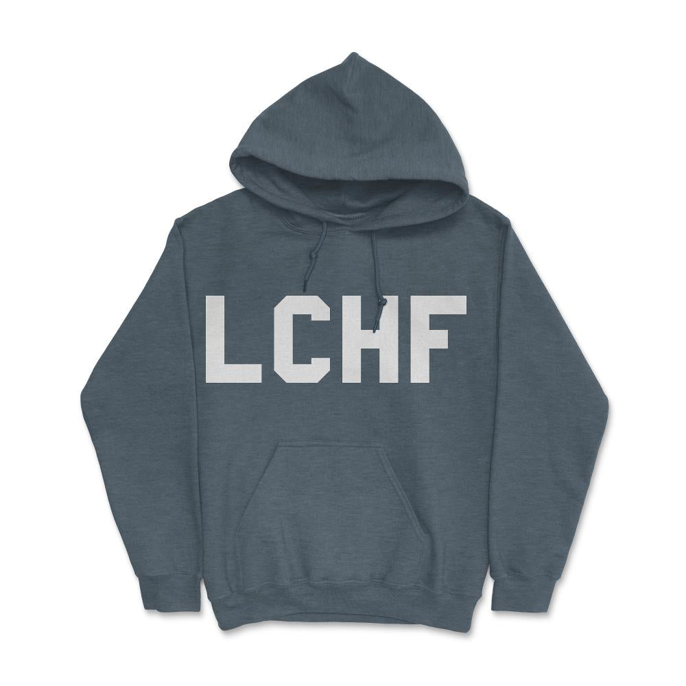 Lchf Low Carb High Fat - Hoodie - Dark Grey Heather