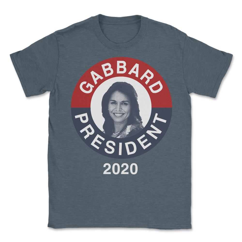 Retro Tulsi Gabbard for President 2020 - Unisex T-Shirt - Dark Grey Heather