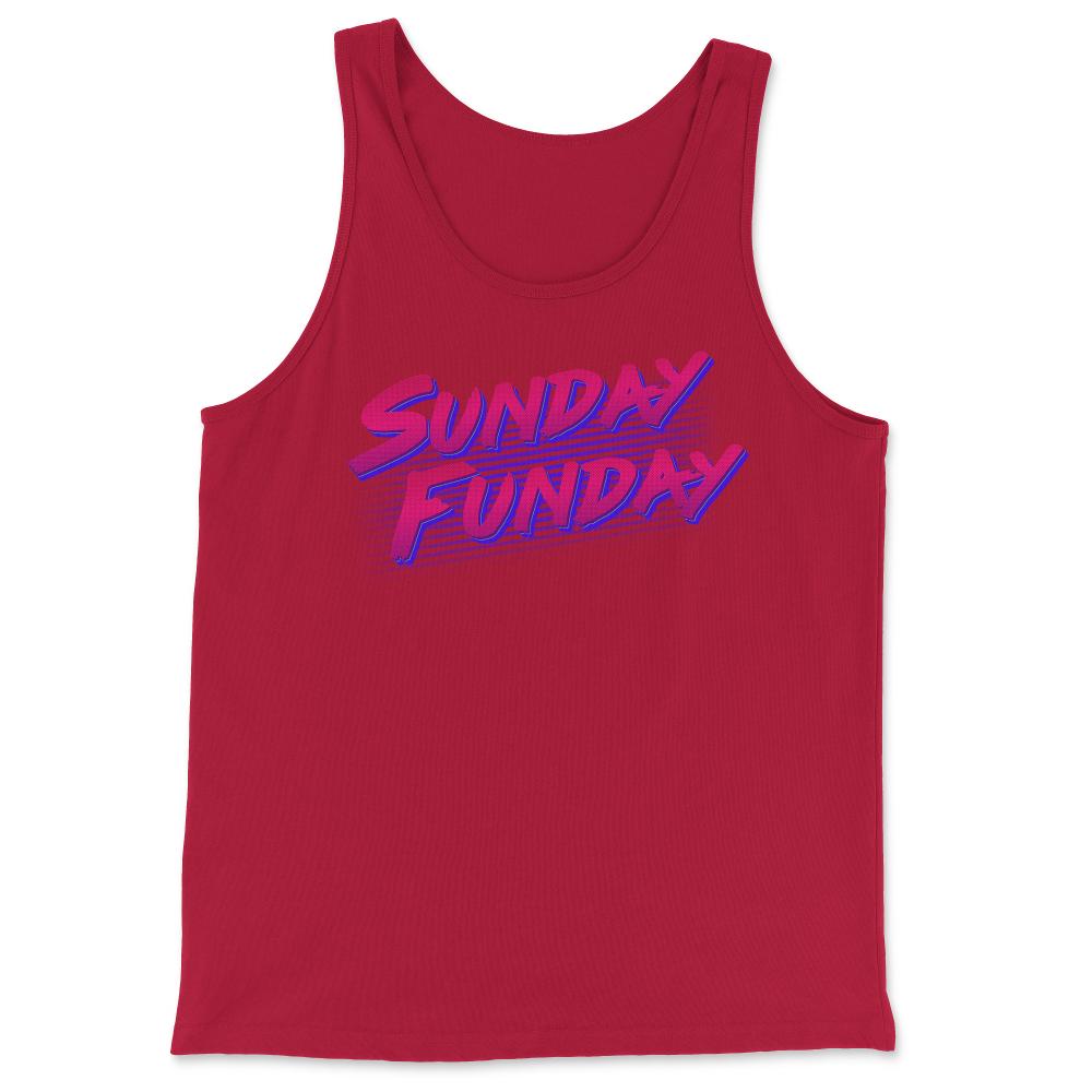 Retro Sunday Funday - Tank Top - Red