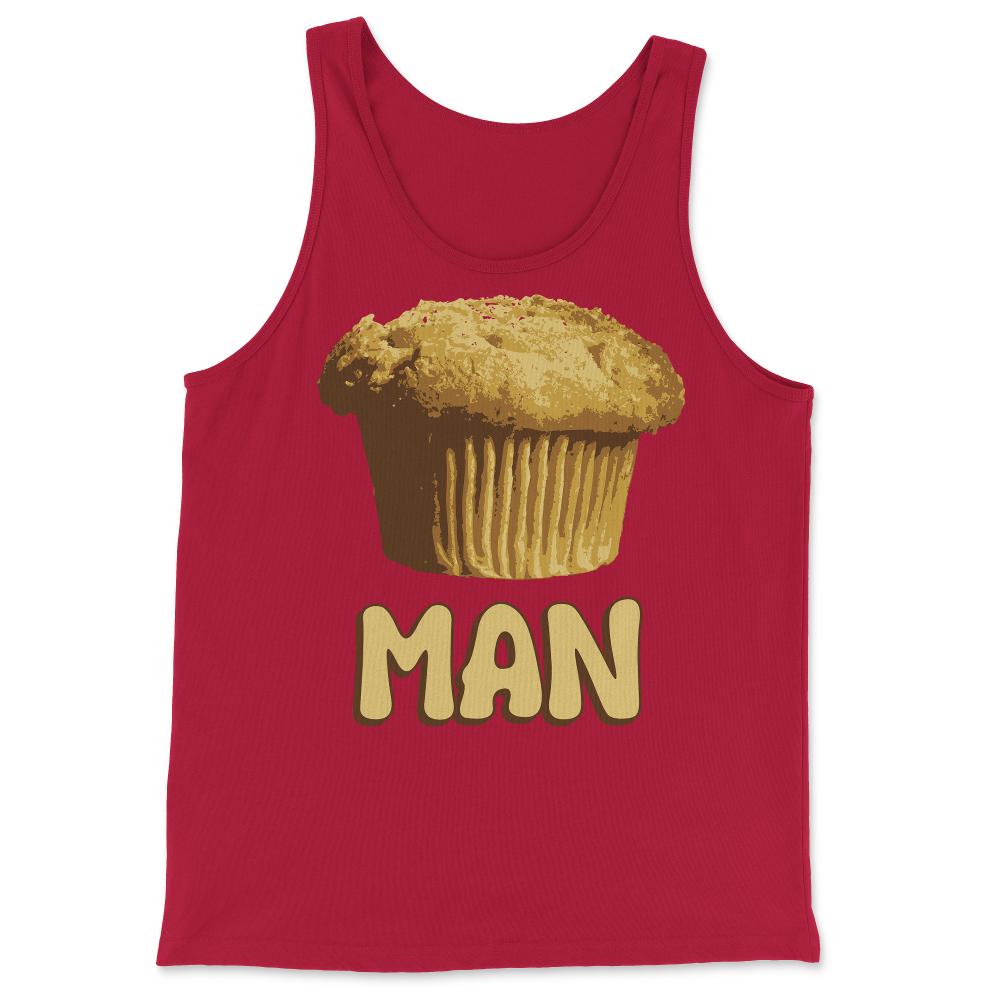 Muffin Man - Tank Top - Red