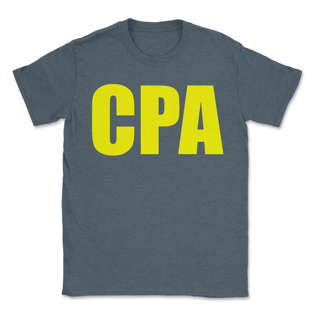 CPA - Unisex T-Shirt - Dark Grey Heather