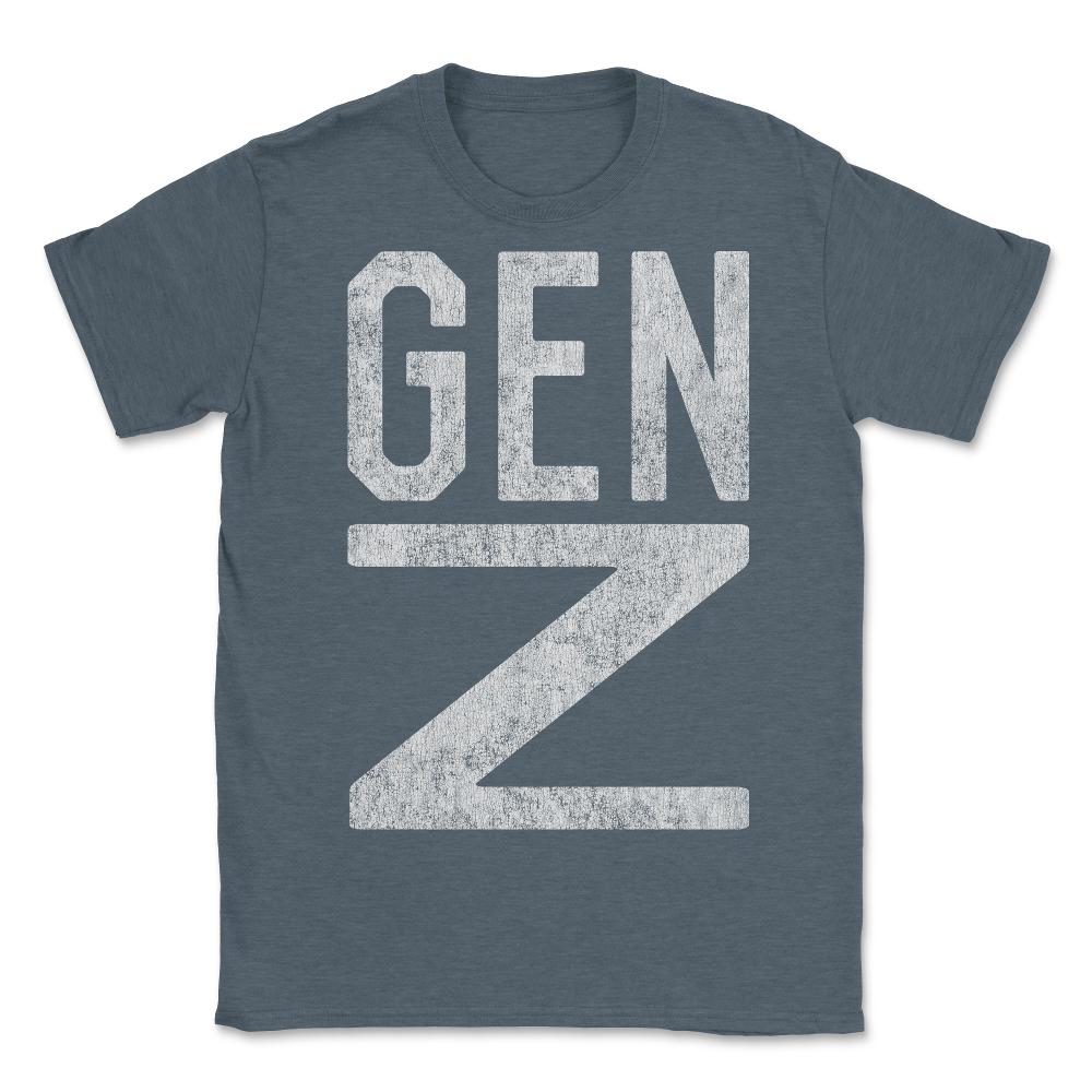 Retro Generation Z - Unisex T-Shirt - Dark Grey Heather