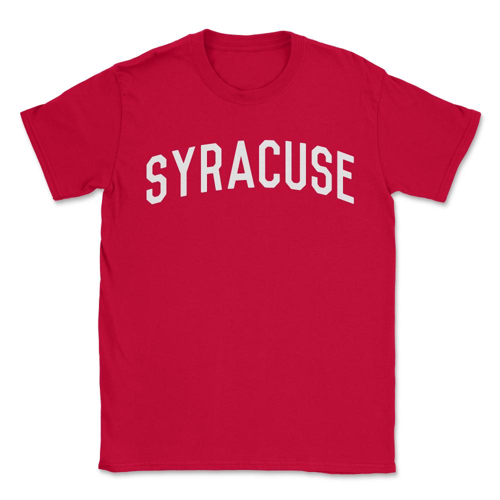 Syracuse - Unisex T-Shirt - Red