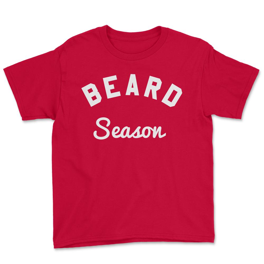 Beard Season - Youth Tee - Red