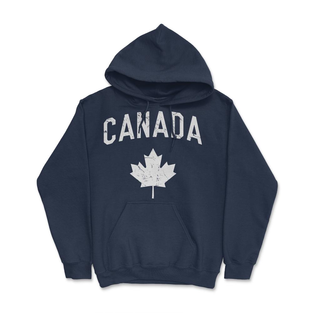 Canada Maple Leaf - Hoodie - Navy