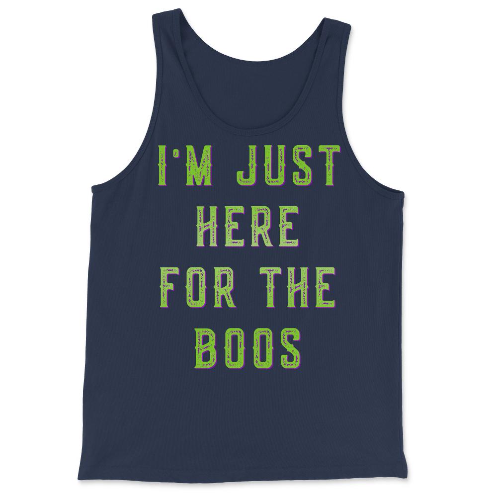I'm Just Here For The Boos - Tank Top - Navy