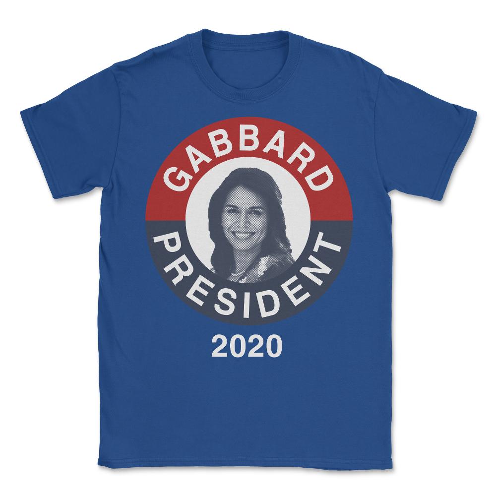 Retro Tulsi Gabbard for President 2020 - Unisex T-Shirt - Royal Blue