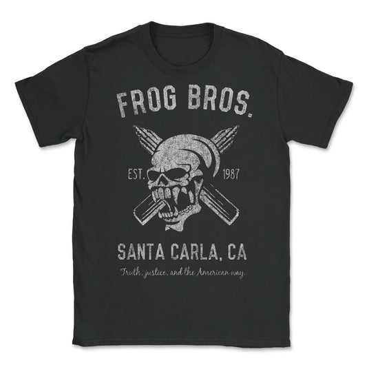 Frog Bros Retro - Unisex T-Shirt - Black