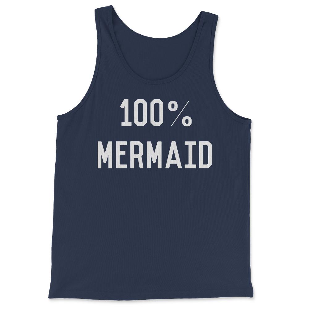 100% Mermaid - Tank Top - Navy