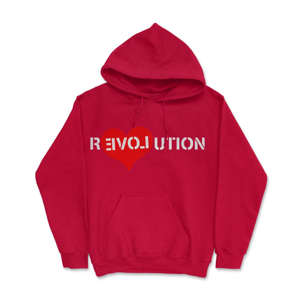 Revolution Of Love - Hoodie - Red
