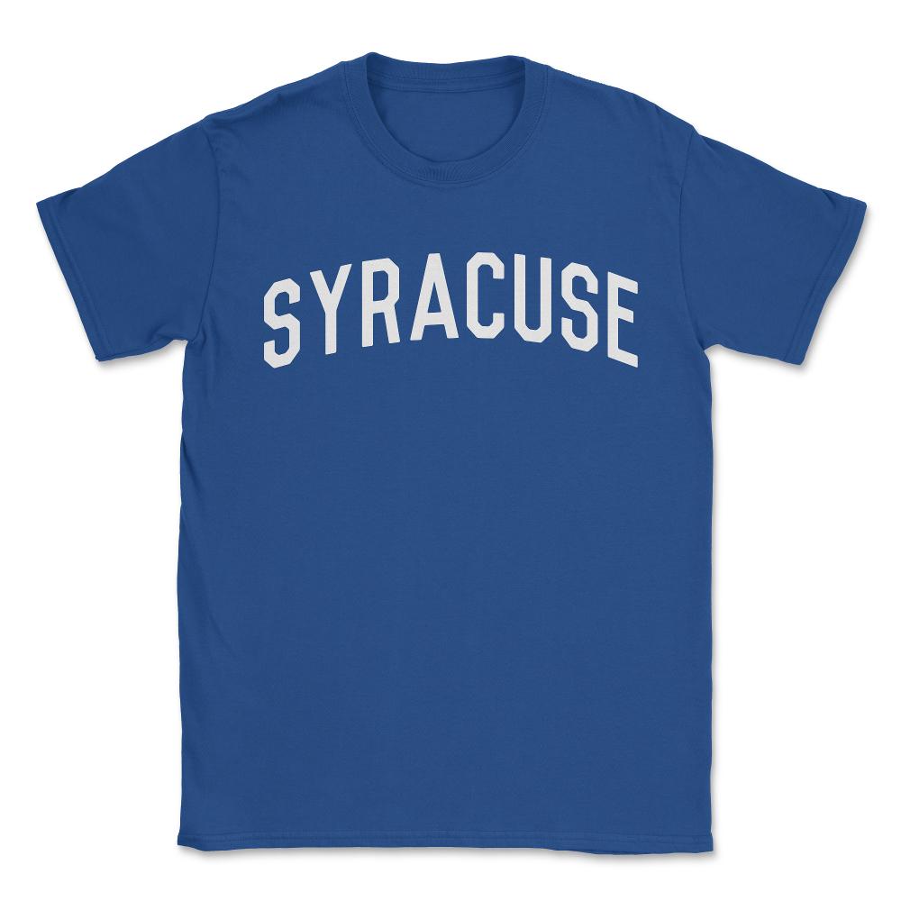 Syracuse - Unisex T-Shirt - Royal Blue