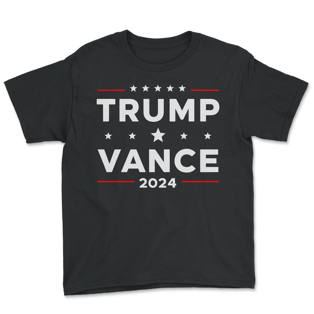 Trump Vance For President 2024 - Youth Tee - Black