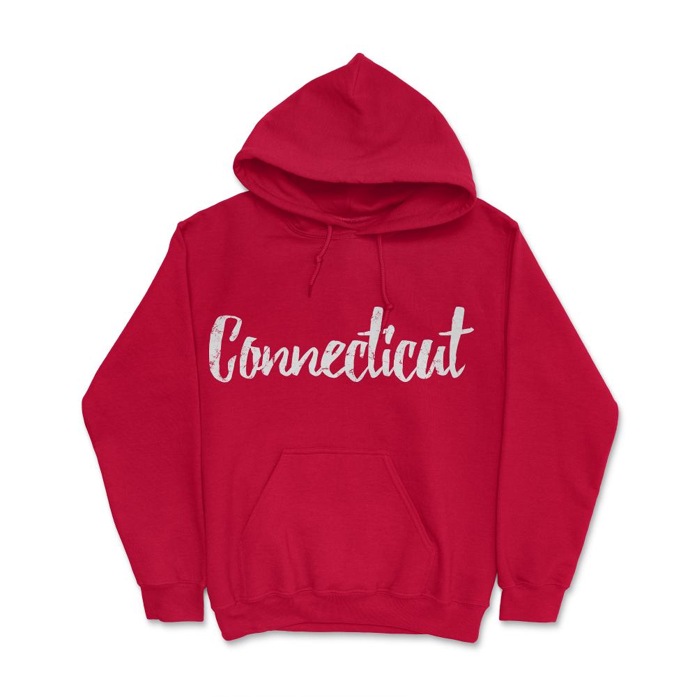 Connecticut - Hoodie - Red