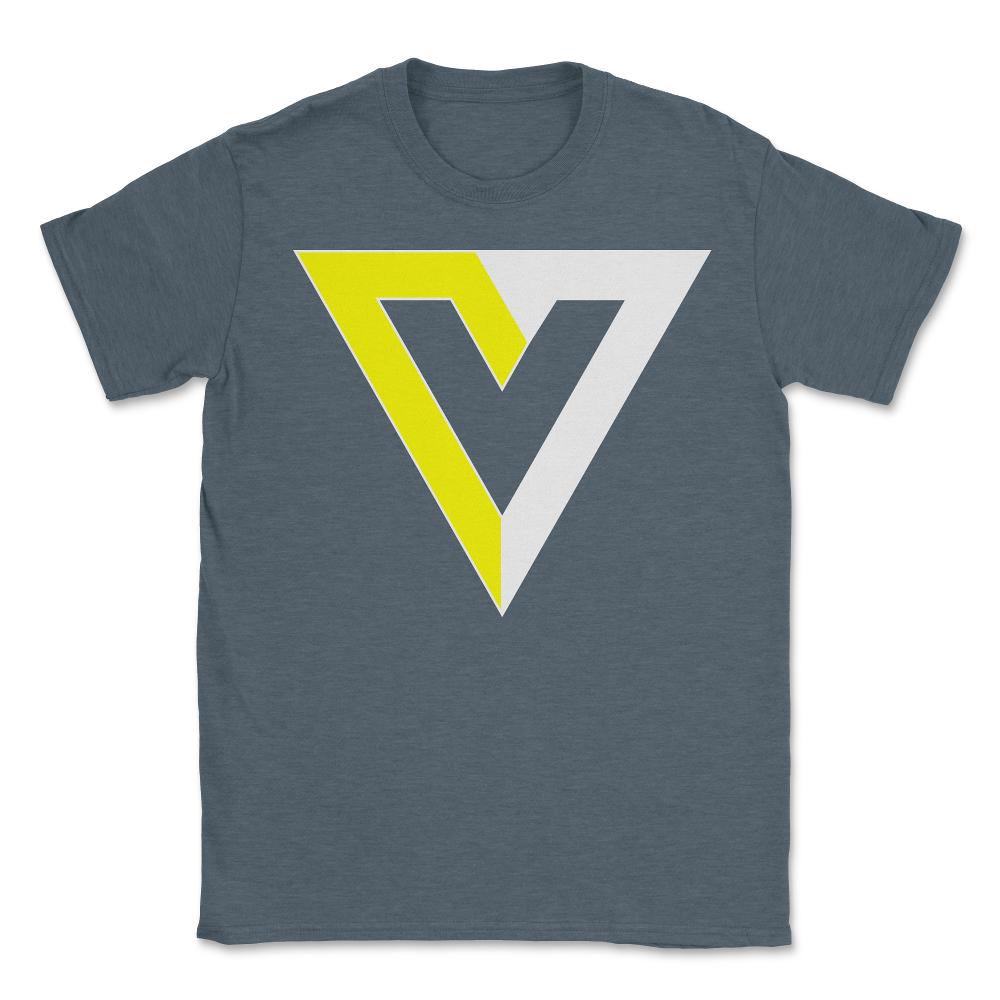 V Is For Voluntary AnCap Anarcho-Capitalism - Unisex T-Shirt - Dark Grey Heather