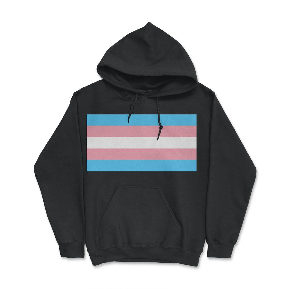 Transgender Pride Flag - Hoodie - Black