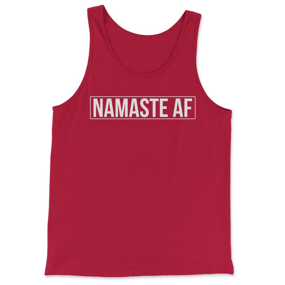 Namaste AF Yoga - Tank Top - Red