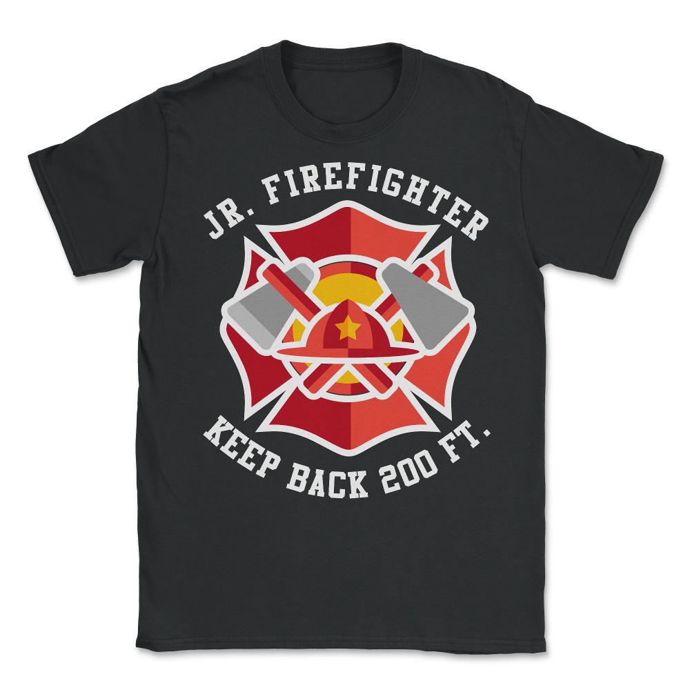 Jr Firefighter - Unisex T-Shirt - Black