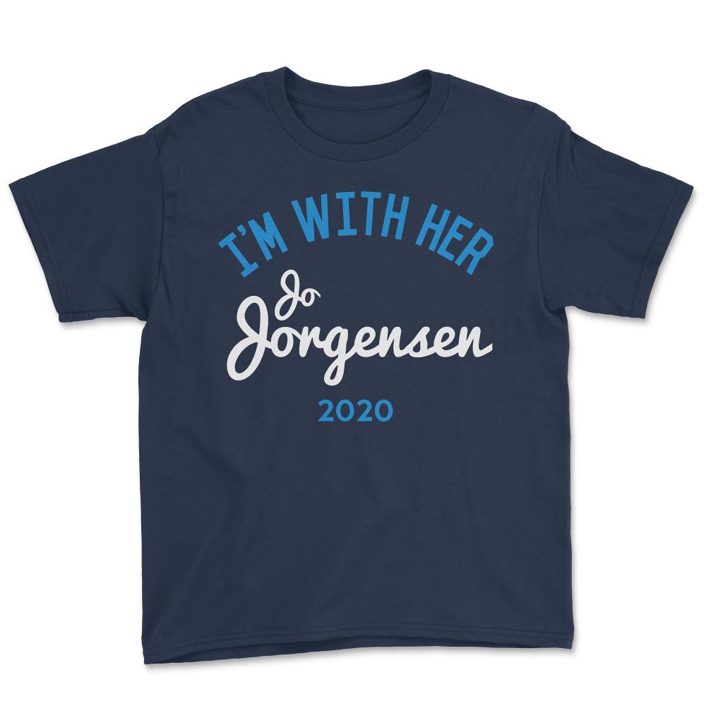 I'm With Her Jo Jorgensen Libertarian President 2020 - Youth Tee - Navy